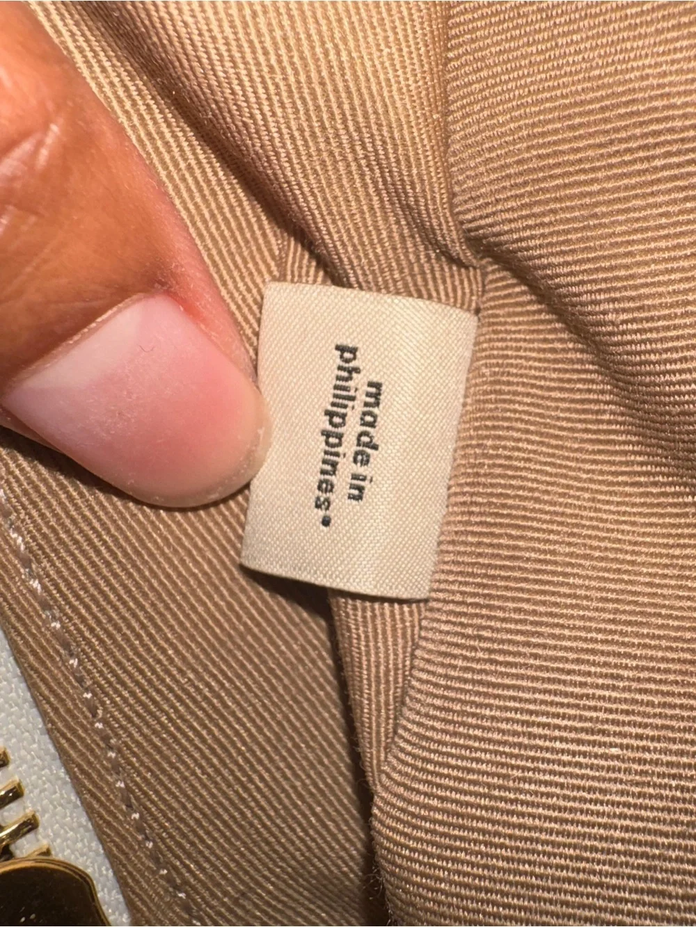 Coach Pebble Leather Mini Backpack in Cream with Black Straps